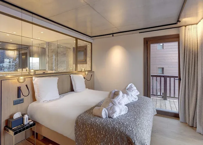 De Luxe Avec Jacuzzi Et Vues Panoramiques A 1650 - Fr-1-563-133 木屋 谷雪维尔